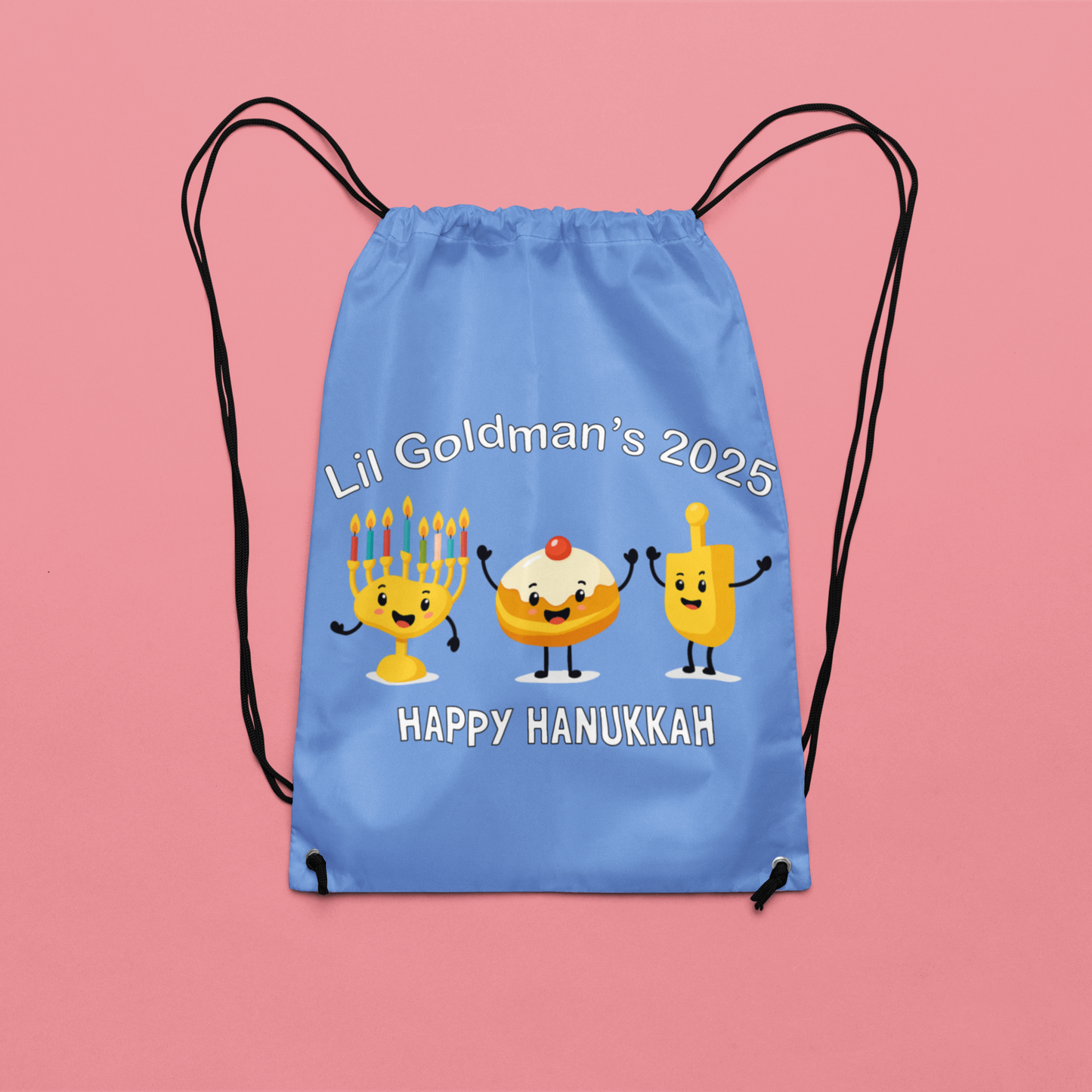 Lil Goldman Hanukkah 2025 - Cinch Bag