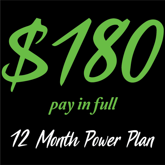 The 12-Month Power Plan