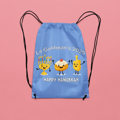 Lil Goldman Hanukkah 2025 - Cinch Bag